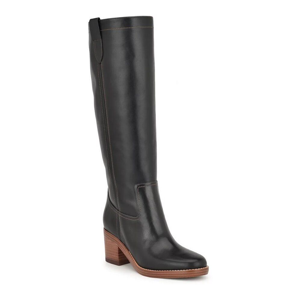 Nine West Women's Hecee Tall Block Heel Boots, Size 5.5 M